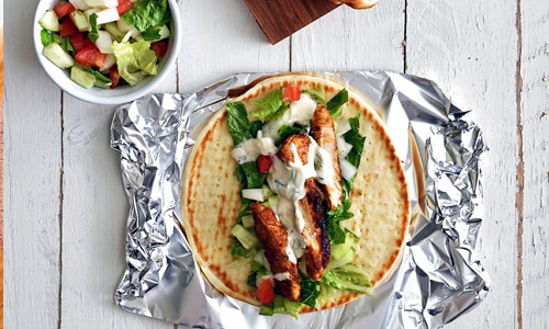 Mediterranean Pita Wrap